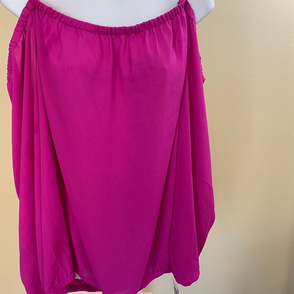 Magenta Size 3X Off the shoulder blouse by INC Int'l Concepts